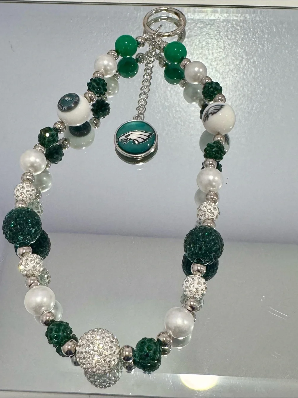 New Eagles Crystal Embellished Phone Chain
